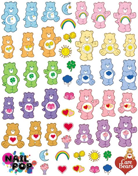 cdbnails: Nail Pop | Carebears Decals