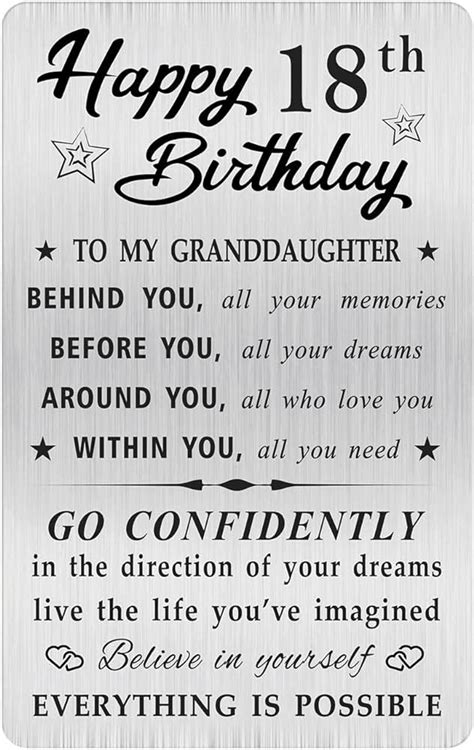 Happy 18th Birthday Granddaughter Quotes - Janene Joleen