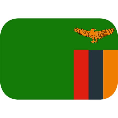 Zambia flag emoji clipart. Free download transparent .PNG | Creazilla