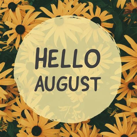 Hello August, Surprise Me!!! #meme #august #flowers #photo #trendy ...