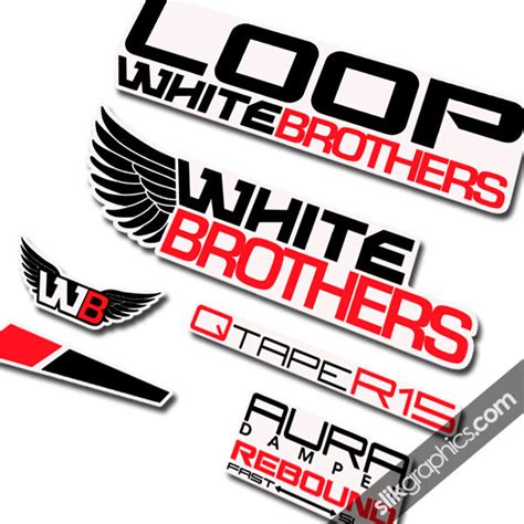 Fork Decals - White Bros. Collection - Slik Graphics