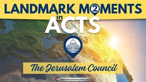 Landmark moments in acts #2 'The Jerusalem Council' - YouTube