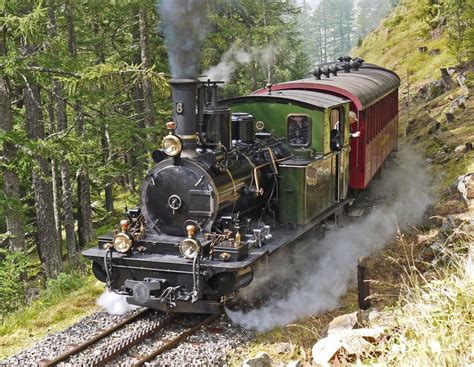 Free Images : train, smoke, alpine, nostalgia, switzerland, oldtimer, steam engine, historically ...