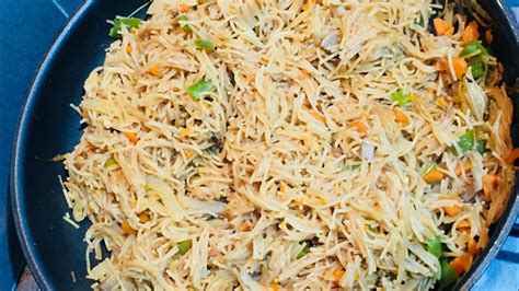 CHILLY MUSHROOM VERMICELLI | VERMICELLI PULAO | VERMICELLI UPMA- Semiyan/Seviyan Recipe - YouTube