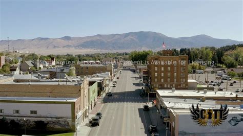 Ely Nevada Drone Aerial Downtown 4k - YouTube