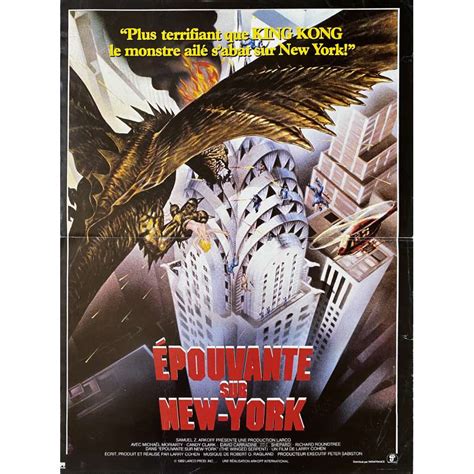 Q - THE WINGED SERPENT French Movie Poster - 15x21 in. - 1982