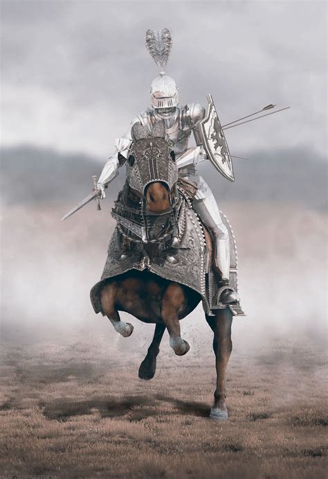 White Knight, Marc James | Medieval knight, Knight in shining armor, Knight