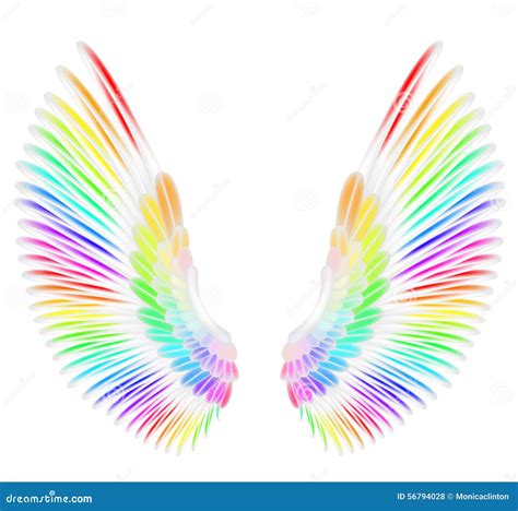 Angel wings stock illustration. Illustration of beautiful - 56794028