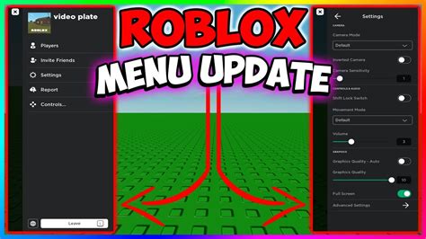 Roblox Main Menu Design