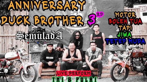 SEMULADA BAND TNI-POLRI"Anniversary Duck Brother purwakarta ke 3" di Bojong sawit pwk - YouTube