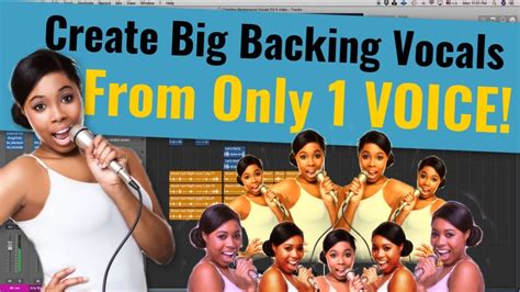 Create Big Back Vocals & Harmonies From One Voice! Advanced Pro Techniques. Works with any DAW ...