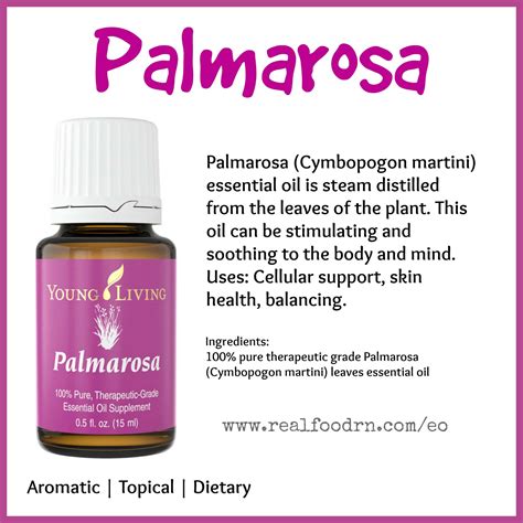 Palmarosa Essential Oil - Real Food RN