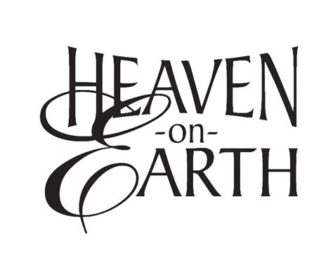 Wall Decal Quote Sticker Vinyl Art Lettering Heaven on Earth Religious ...