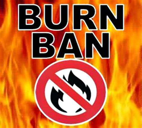 Burn Ban Starts Wednesday