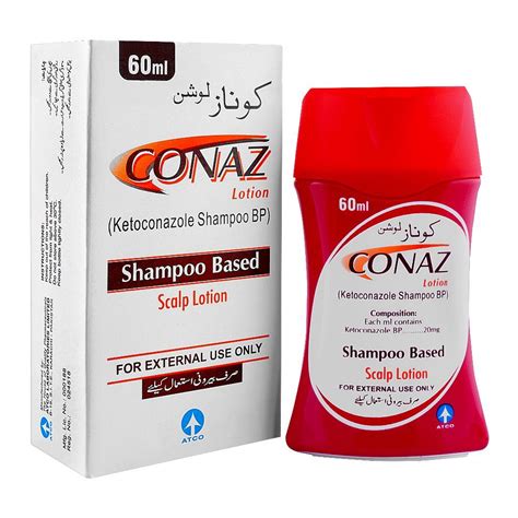 Buy ATCO Laboratories Conaz Lotion, Shampoo Based Scalp Lotion, 60ml ...