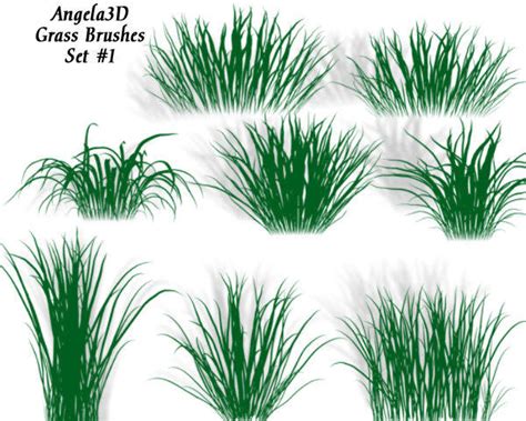 A3D Grass Brushes by angela3d on DeviantArt