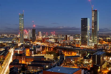 Mark Waugh Photographer | Manchester City Centre Skyline