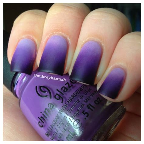 Aubrey Hannah: Purple Ombre Nails (Tutorial)