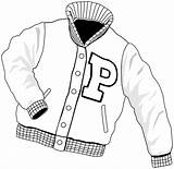 Denim Jean Jacket Flat Drawing Sketch Coloring Page sketch template