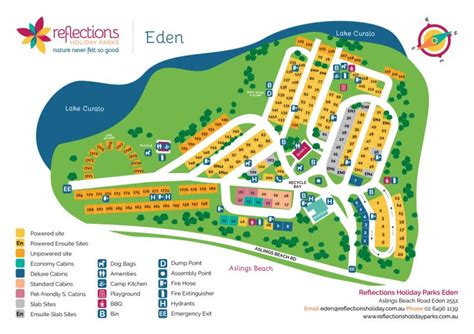 Eden Holiday Park Map - Reflections Holiday Park