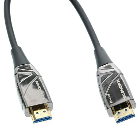 Monster UHD Platinum Fiber Optic HDMI Cable - 75ft - Walmart.com ...