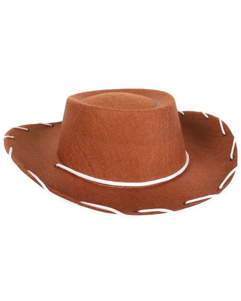 A829 Kids Child Brown Cowboy Hat Toy Story Woody Western Costume Party Accessory | eBay