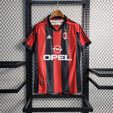 AC Milan 98/99 Home Retro Jersey - Zorrojersey- Professional Custom ...