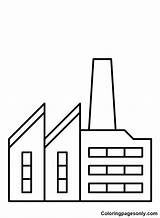 Factory Coloring Pages Printable For Free Download sketch template