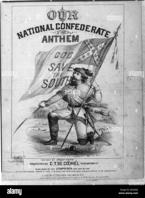 Our national Confederate anthem Stock Photo - Alamy