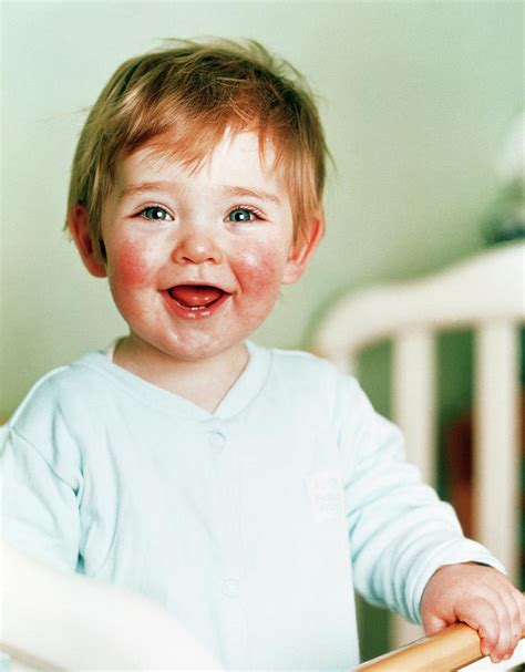 Smiling Baby Boy Photograph by Sue Prideaux/science Photo Library