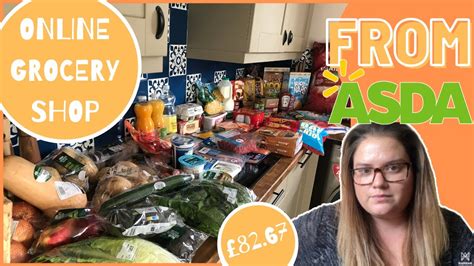 ASDA Online Food Shop Haul | Supermarket / Grocery | How It Works Ordering Online - YouTube