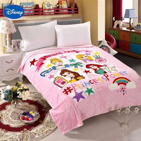 Disney Cartoon Character Princess Printing Blankets Bedding 150*200CM ...