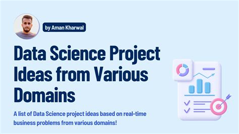 Data Science Project Ideas on Various Domains | Aman Kharwal