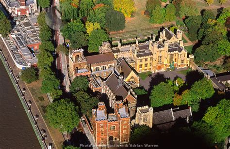 Lambeth Palace, official residence of the Archbishop of Canterbury ...