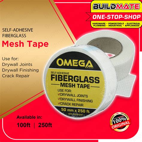 OMEGA Gypsum Board Drywall Fiberglass Mesh Tape 100ft | 250ft (SOLD PER ...