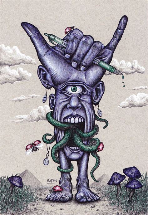 Surreal Monster Drawing by Eli Makani | Weird drawings, Drawings, Monster drawing