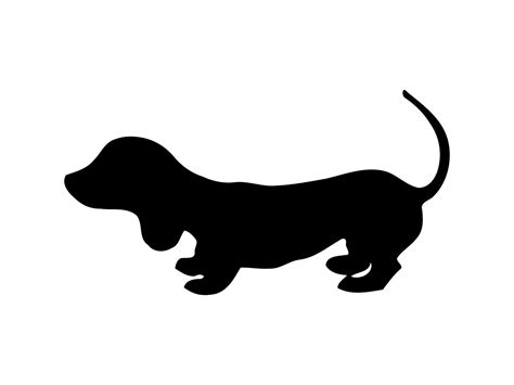 Dachshund Silhouette Svg