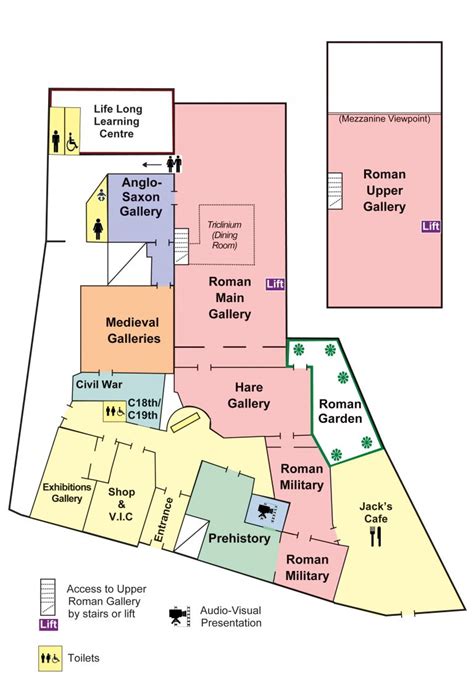 Museum Floor Plan - Corinium Museum