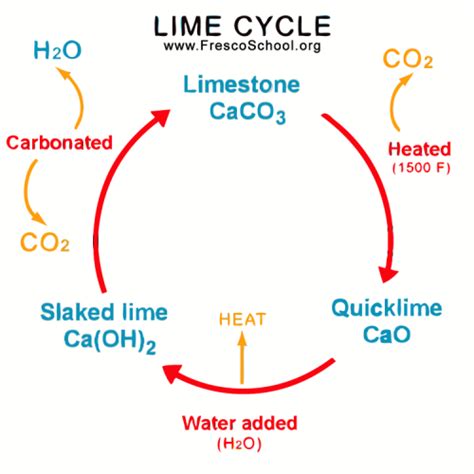 Lime Cycle - fresco plaster, lime plaster. Lime Cycle is the process by which limestone or ...