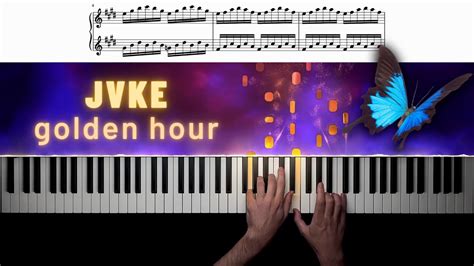 JVKE - golden hour | Piano Cover + Sheet Music - YouTube