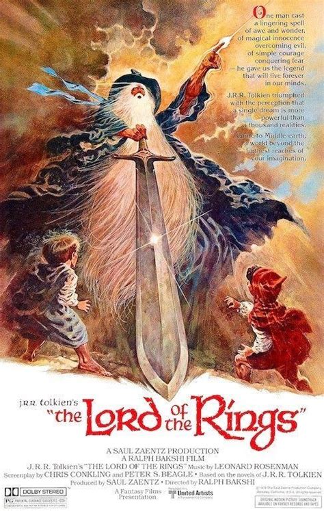 The Lord of the Rings POSTER 1978 Bakshi Animated | #1792918635