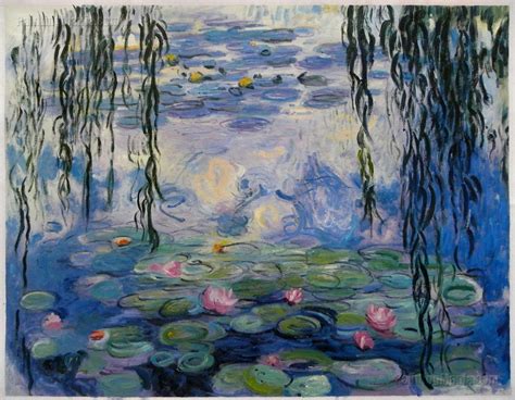 (France) Water Lilies 1916-19 by Claude Monet. Oil on canvas. Claude Monet Water Lilies, Claude ...