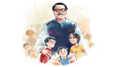 Introducing Bangabandhu to our children | Book cover art design, Independence day drawing, Kids ...