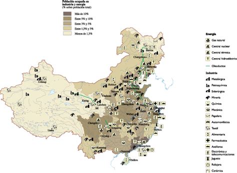 China Economic map | Vector World Maps