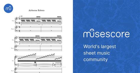 Airborne Robots – F-777 (Piano Version) Sheet music for Piano (Piano Duo) | Musescore.com