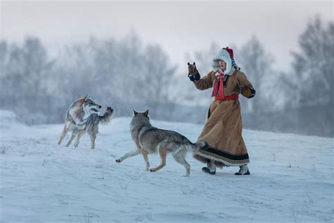 Dancing With Wolves Photograph by Irene Yu Wu