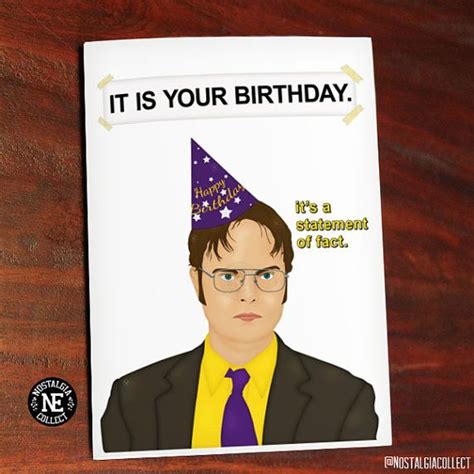 It Is Your Birthday - Funny Birthday Card - TV Show Themed - A6 ...