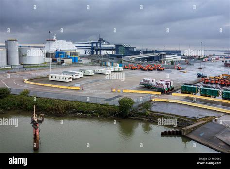 P&O ferry terminal in the port of Hull at Kingston upon Hull, England, UK Stock Photo - Alamy