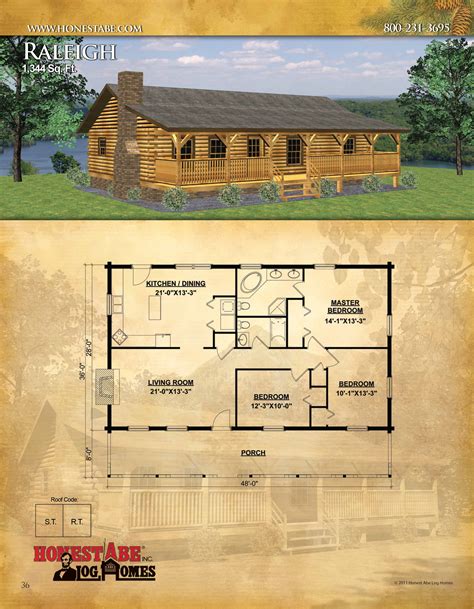 Browse Floor Plans for Our Custom Log Cabin Homes