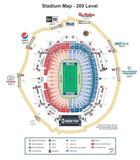 Buffalo Bills Stadium Seating Map